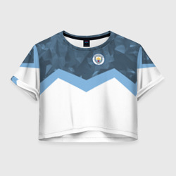 Женская футболка Crop-top 3D Manchester city 2018 Sport