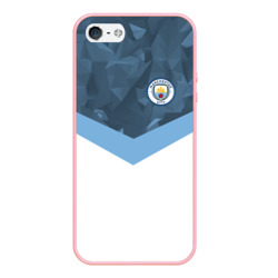 Чехол для iPhone 5/5S матовый Manchester city 2018 Sport