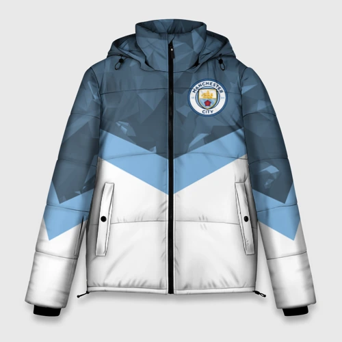Мужская зимняя куртка 3D Manchester city 2018 Sport