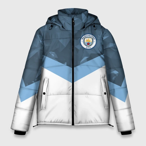 Мужская зимняя куртка 3D Manchester city 2018 Sport