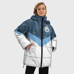 Женская зимняя куртка Oversize Manchester city 2018 Sport - фото 2