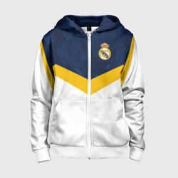 Детская толстовка 3D на молнии Реал Мадрид Real Madrid sport
