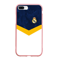 Чехол для iPhone 7Plus/8 Plus матовый Реал Мадрид Real Madrid sport