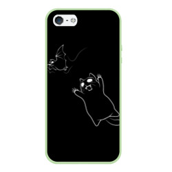 Чехол для iPhone 5/5S матовый Cat Monster