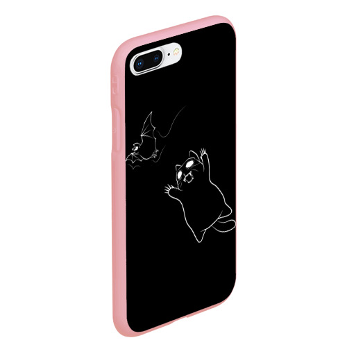 Чехол для iPhone 7Plus/8 Plus матовый Cat Monster, цвет баблгам - фото 3