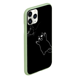 Чехол для iPhone 11 Pro матовый Cat Monster - фото 2