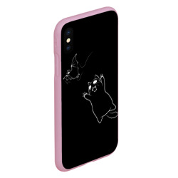 Чехол для iPhone XS Max матовый Cat Monster - фото 2