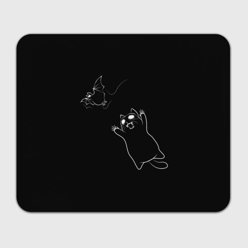 Прямоугольный коврик для мышки Cat Monster