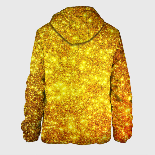 Мужская куртка 3D Золотой блеск, цвет 3D печать - фото 2