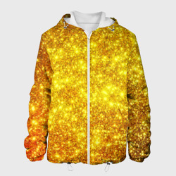 Мужская куртка 3D Золотой блеск