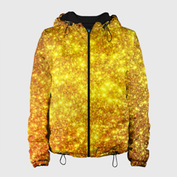 Женская куртка 3D Золотой блеск