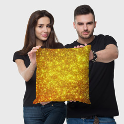 Подушка 3D Золотой блеск - фото 2