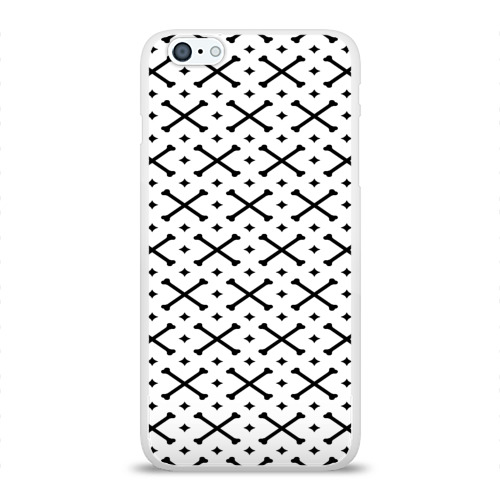 Чехол для Apple iPhone 6Plus/6SPlus силиконовый глянцевый Кости Фото 01 Чехол для Apple iPhone 6Plus/6SPlus силиконовый глянцевый Кости Фото 01