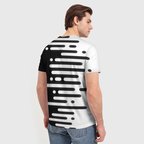 Мужская футболка 3D Необычная геометрия!, цвет 3D печать - фото 4