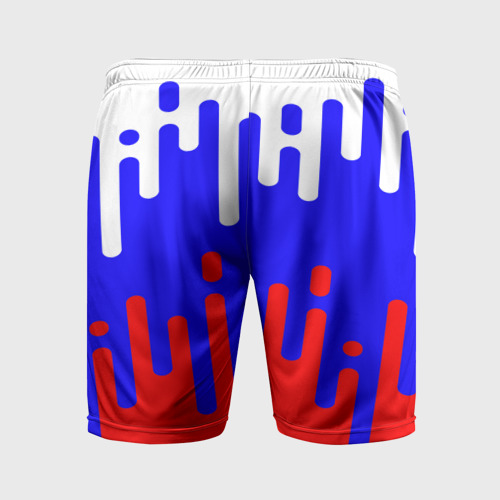 Мужские шорты спортивные Русский узор, цвет 3D печать - фото 2