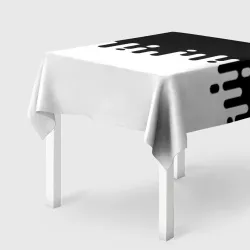 Скатерть 3D Чёрно-белый узор