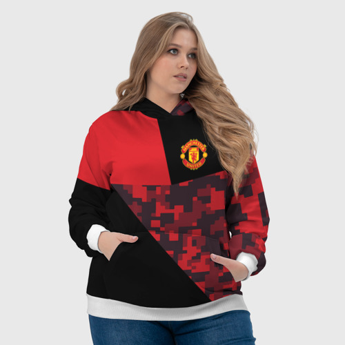 Женская толстовка 3D Manchester United 2018 Sport, цвет 3D печать - фото 6