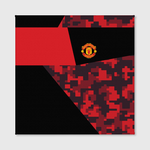 Холст квадратный Manchester United 2018 Sport, цвет 3D печать - фото 2