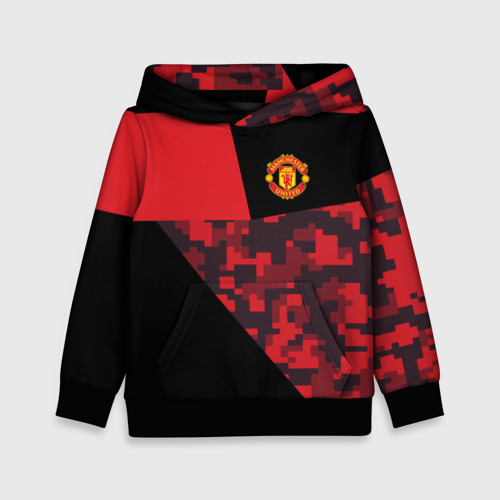 Детская толстовка 3D Manchester United 2018 Sport, цвет черный