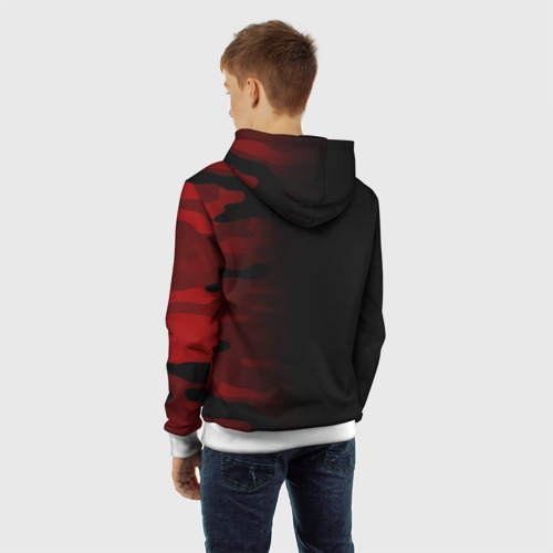 Детская толстовка 3D Hype Military Black Red - фото 7