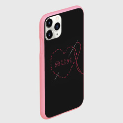 Чехол для iPhone 11 Pro Max матовый Face No Love Фэйс - фото 2