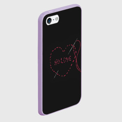 Чехол для iPhone 5/5S матовый Face No Love Фэйс - фото 2