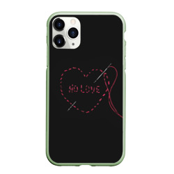 Чехол для iPhone 11 Pro матовый Face No Love Фэйс