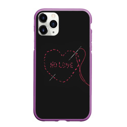 Чехол для iPhone 11 Pro Max матовый Face No Love Фэйс