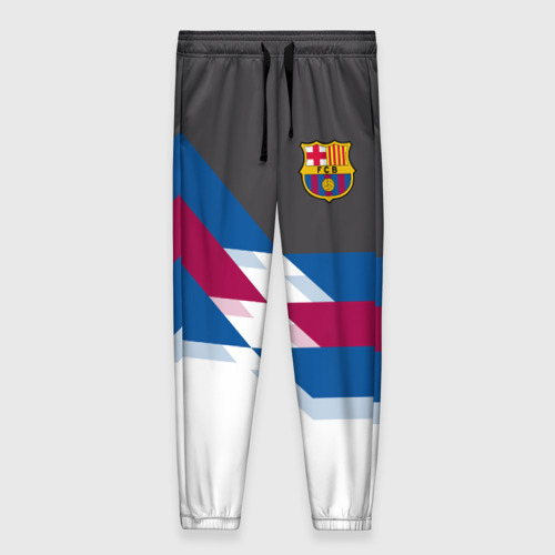 Женские брюки 3D FC Barcelona 2018 №1, цвет 3D печать