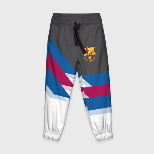 Детские брюки 3D FC Barcelona 2018 №1, цвет 3D печать