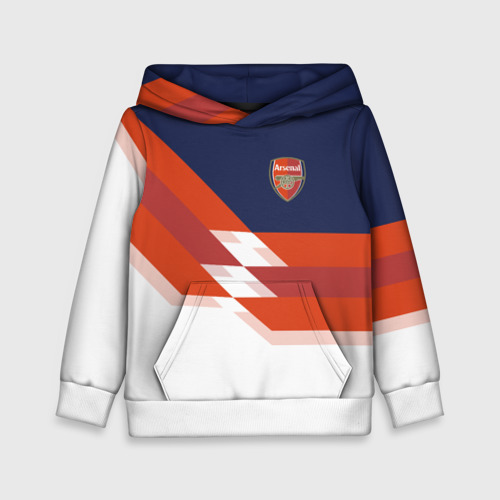 Детская толстовка 3D FC Arsenal 2018 New, цвет белый