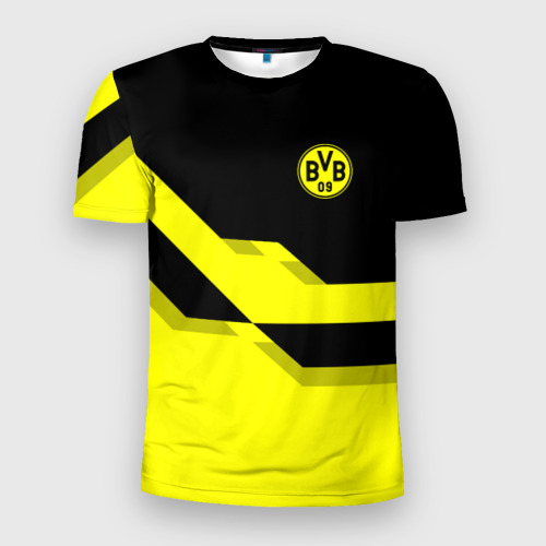 Мужская футболка 3D Slim FC Borussia Dortmund 2018, цвет 3D печать