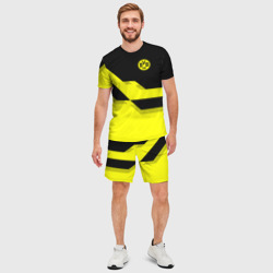 Мужской костюм с шортами 3D FC Borussia Dortmund 2018 - фото 2