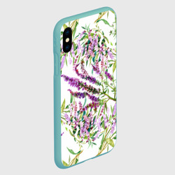 Чехол для iPhone XS Max матовый Лаванда - фото 2