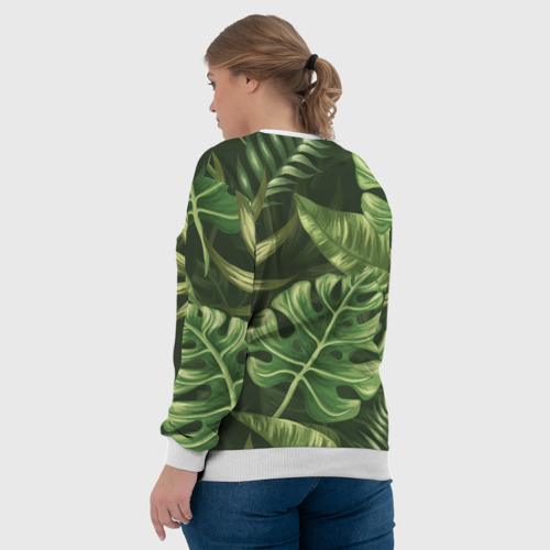 Женский свитшот 3D Доисторический лес, цвет 3D печать - фото 7