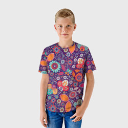 Детская футболка 3D Цветочный взрыв - фото 2