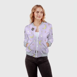 Женский бомбер 3D Сейлор Мур - фото 2