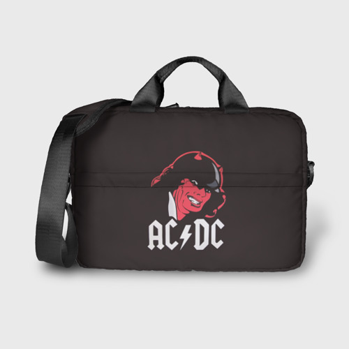 Сумка для ноутбука 3D Чёрт AC/DC, цвет 3D печать