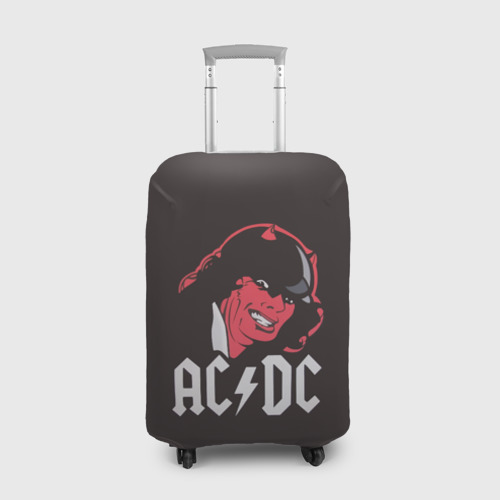 Чехол для чемодана 3D Чёрт AC/DC, цвет 3D печать