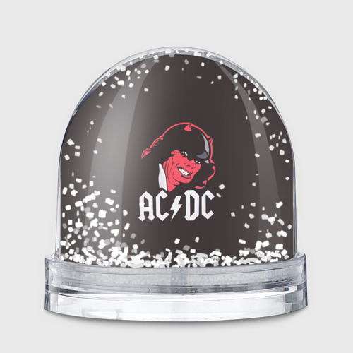 Игрушка Снежный шар Чёрт AC/DC