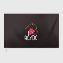 Флаг 3D Чёрт AC/DC