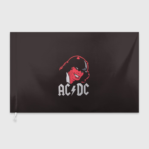 Флаг 3D Чёрт AC/DC - фото 3