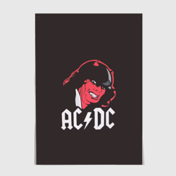 Постер Чёрт AC/DC