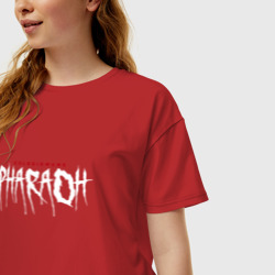 Женская футболка хлопок Oversize Pharaoh Coldsiemens - фото 2