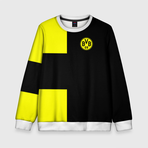 Детский свитшот 3D FC Borussia Dortmund Black, цвет 3D печать