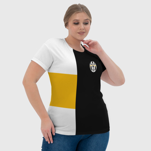 Женская футболка 3D Juventus 2018 Black Version - фото 6