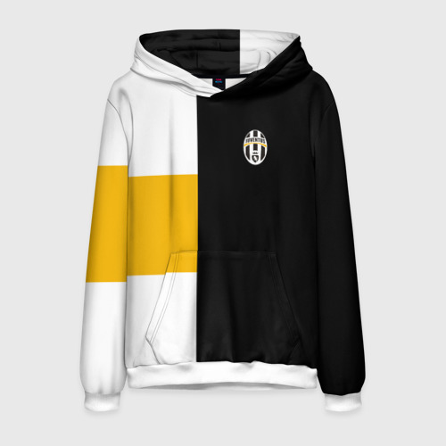 Мужская толстовка 3D Juventus 2018 Black Version, цвет белый