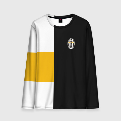 Мужской лонгслив 3D Juventus 2018 Black Version, цвет 3D печать