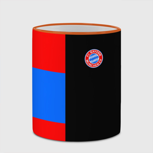 Кружка с полной запечаткой FC Bayern 2018 Black Version, цвет Кант оранжевый - фото 4