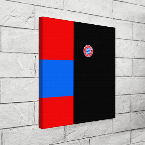 Холст квадратный FC Bayern 2018 Black Version - фото 3